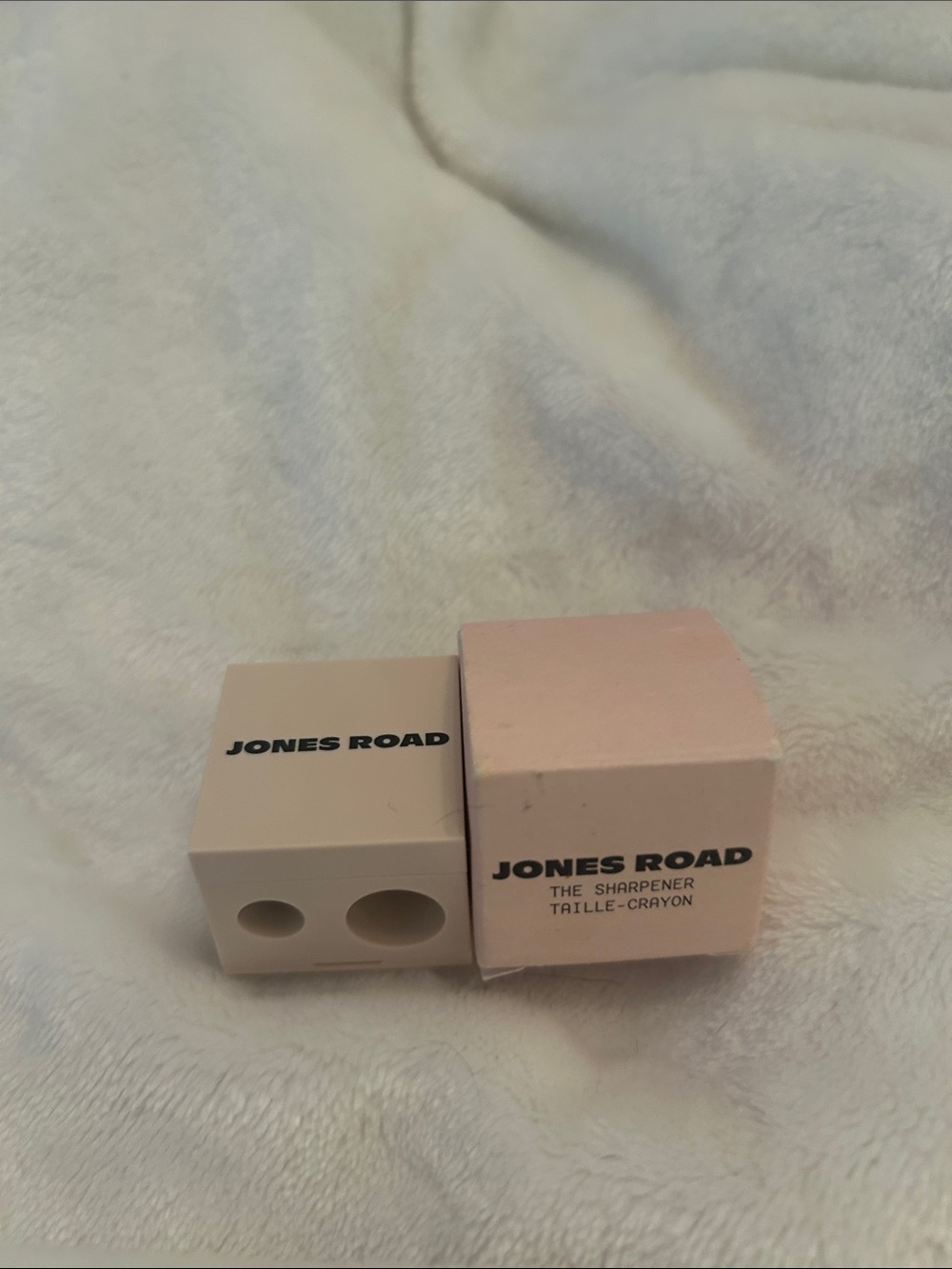 Jones Road Cream & Pink Dual Pencil Sharpener New In Box